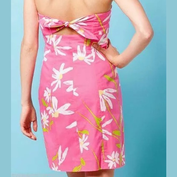 Lilly Pulitzer Franco Dress Hotty Pink Twirlers - Picture 2 of 6